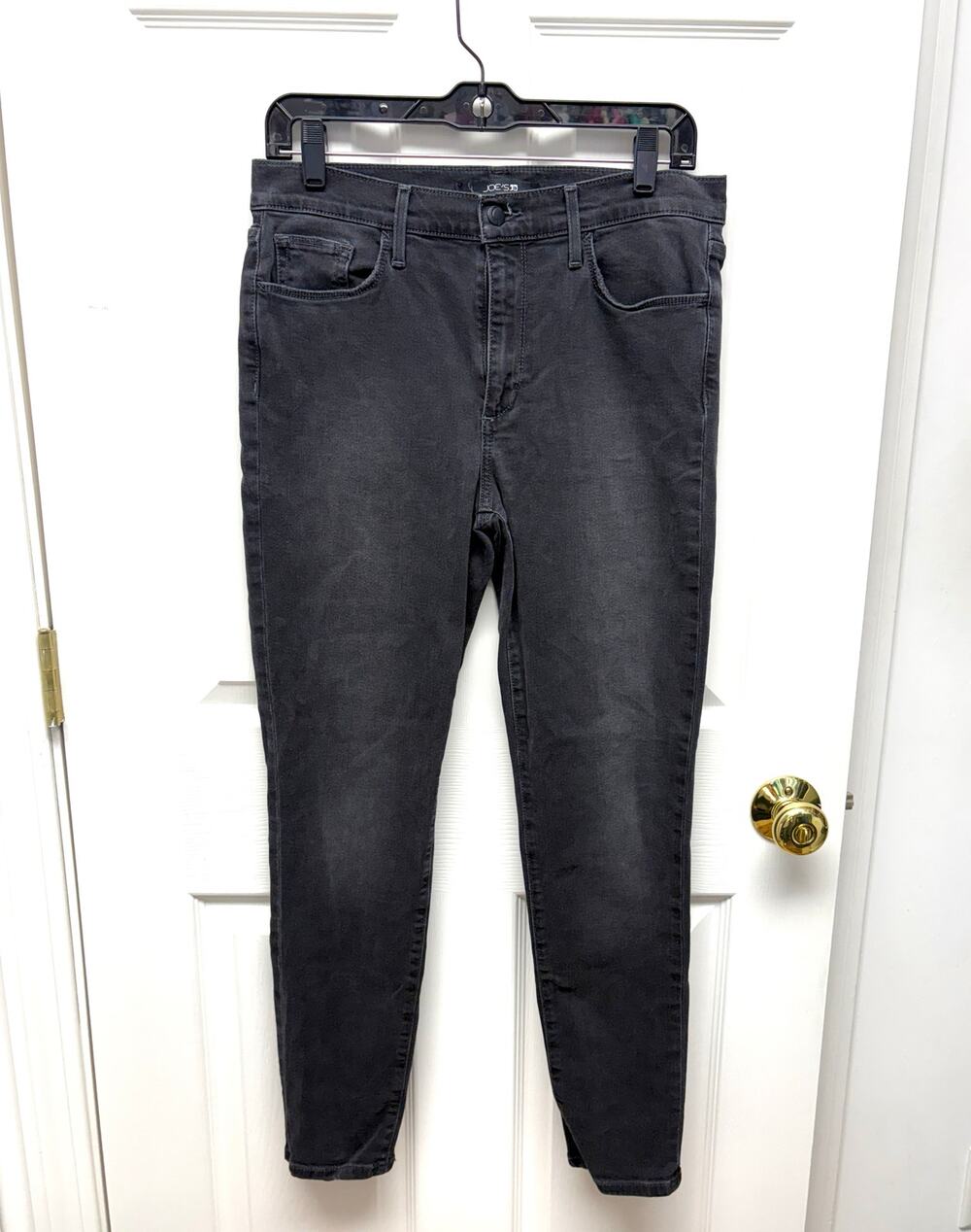 Joe's Jeans Charcoal Black High Rise, Skinny Ankle, Women's Size 29